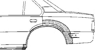 VAN WEZEL 3761148 -  Боковина